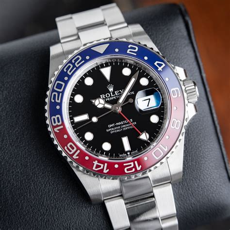 rolex gmt master ii pepsi used|rolex gmt pepsi holes.